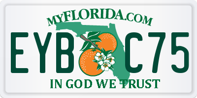 FL license plate EYBC75