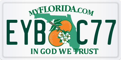 FL license plate EYBC77