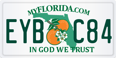 FL license plate EYBC84