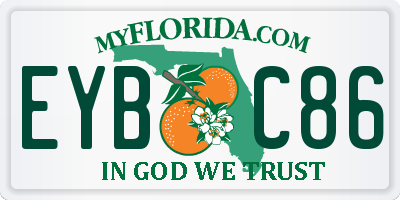 FL license plate EYBC86