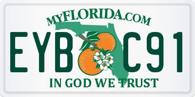 FL license plate EYBC91