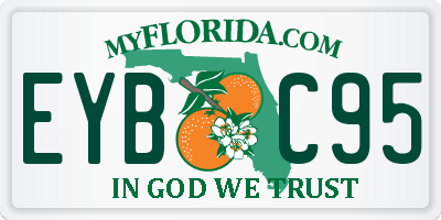 FL license plate EYBC95