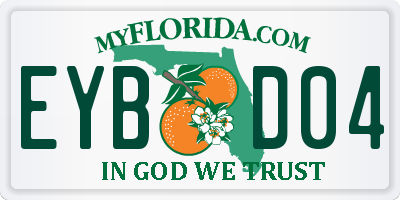 FL license plate EYBD04