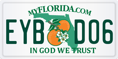 FL license plate EYBD06
