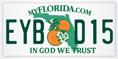 FL license plate EYBD15