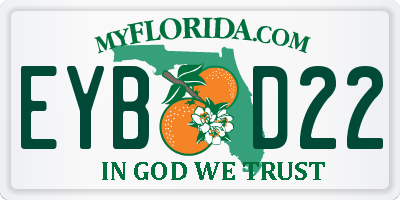 FL license plate EYBD22