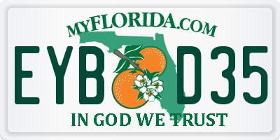 FL license plate EYBD35