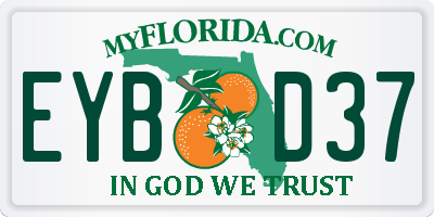 FL license plate EYBD37