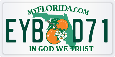 FL license plate EYBD71
