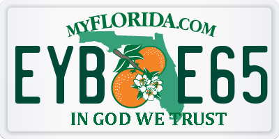 FL license plate EYBE65