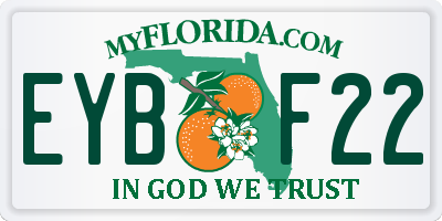 FL license plate EYBF22