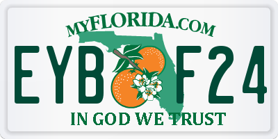 FL license plate EYBF24