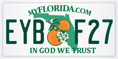 FL license plate EYBF27