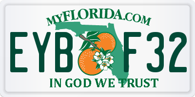 FL license plate EYBF32