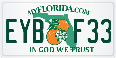 FL license plate EYBF33