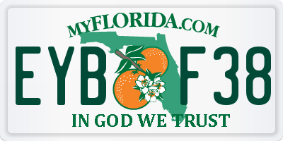 FL license plate EYBF38