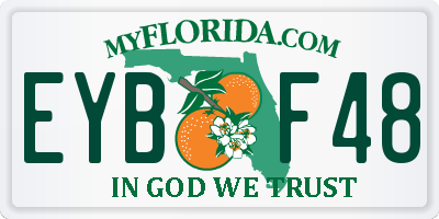 FL license plate EYBF48