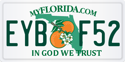 FL license plate EYBF52