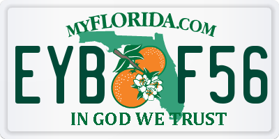 FL license plate EYBF56