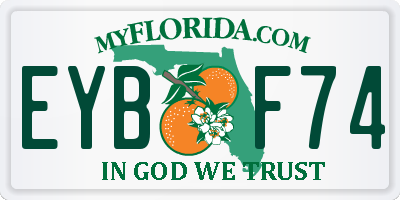 FL license plate EYBF74