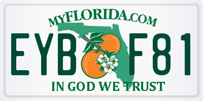 FL license plate EYBF81
