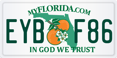 FL license plate EYBF86