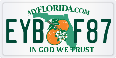 FL license plate EYBF87