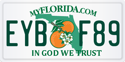 FL license plate EYBF89