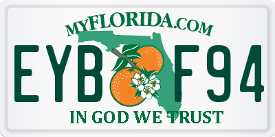 FL license plate EYBF94