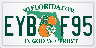 FL license plate EYBF95