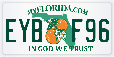FL license plate EYBF96