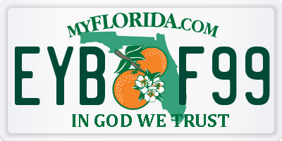 FL license plate EYBF99