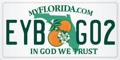 FL license plate EYBG02