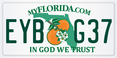 FL license plate EYBG37