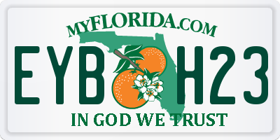 FL license plate EYBH23