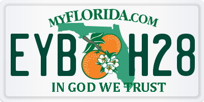 FL license plate EYBH28