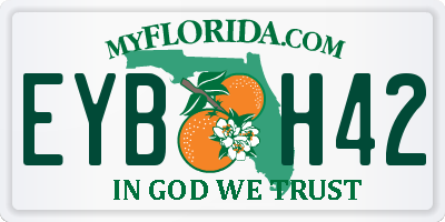 FL license plate EYBH42