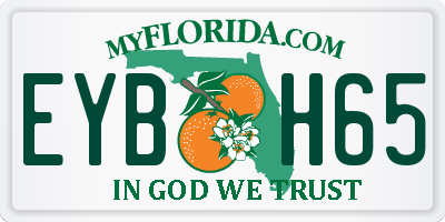 FL license plate EYBH65