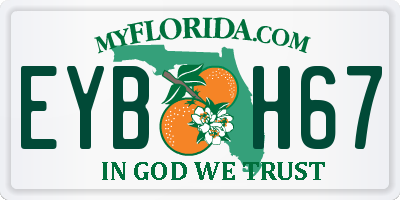 FL license plate EYBH67