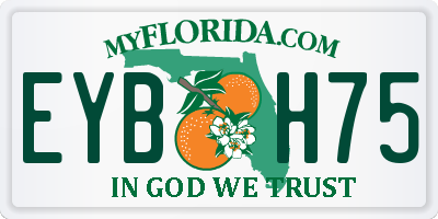 FL license plate EYBH75