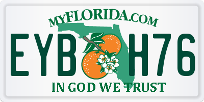 FL license plate EYBH76