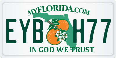 FL license plate EYBH77