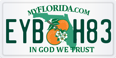FL license plate EYBH83