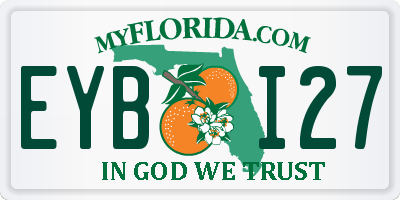 FL license plate EYBI27