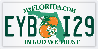 FL license plate EYBI29