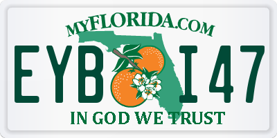 FL license plate EYBI47