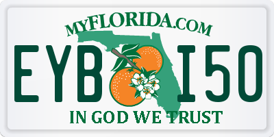 FL license plate EYBI50