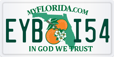 FL license plate EYBI54