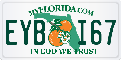 FL license plate EYBI67