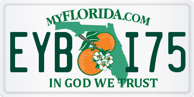 FL license plate EYBI75